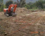 terrassement en masse pelle 22t bar sur loup