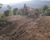 terrassement en masse pelle 22t bar sur loup