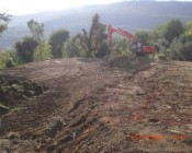 terrassement en masse pelle 22t bar sur loup